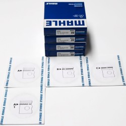 Set of Piston Rings for BMW 1.6 & 2.0 - B42, B46 & B48