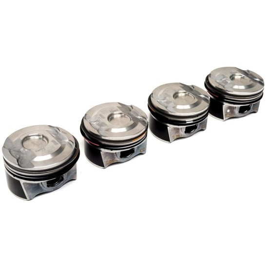 Set of 4 Pistons for Opel Astra & Mokka 1.4 Turbo - B14XE, B14XFL, B14XFT, B14XNT