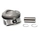 Set of 3 Pistons with Rings for Ford 1.0 Ecoboost