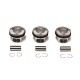 Set of 3 Pistons with Rings for Ford 1.0 Ecoboost