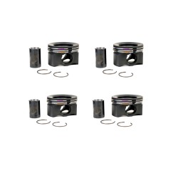 Set of 4 Pistons for Peugeot Boxer 2.2 BlueHDi - DW12RU - 4HA, 4HB, 4HH