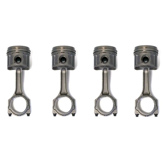 Set of 4 Pistons & Conrods for Peugeot Boxer 2.2 HDi -P22DTE