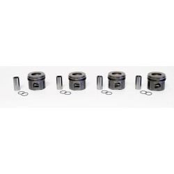 Set of 4 Pistons with rings for Ford 2.2 TDCi 