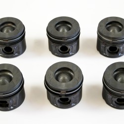 6 Pistons 0.50mm oversize for Peugeot 407 & 607 2.7 HDi UHZ V6 UHZ