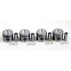 Set of 4 Pistons for Lancia Musa & Ypsilon 1.3 JTD & Multijet D 16v 