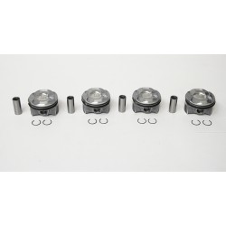 Set of 4 Pistons with Rings for BMW 114, 116, 118, 120, 316 & 320 1.6 16v N13B16A